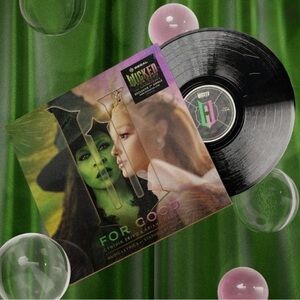 Wicked: For Good Vinyl Record - Green & Black Cover 7 inch Vinyl Regal Exclusive
